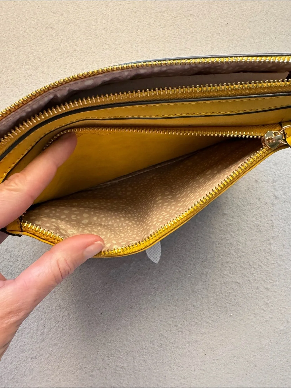 Nordstrom Yellow Woven-Detail Crossbody Bag